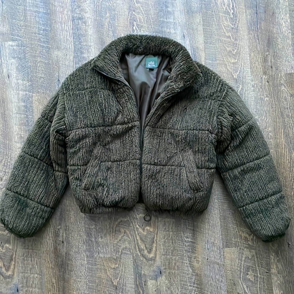 Wild fable faux fur jacket